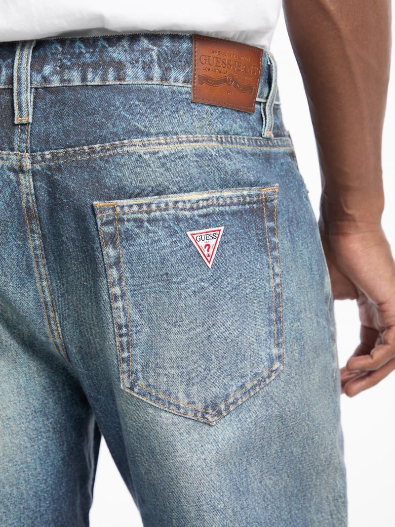 G18 Printed Denim Relaxed Jeans