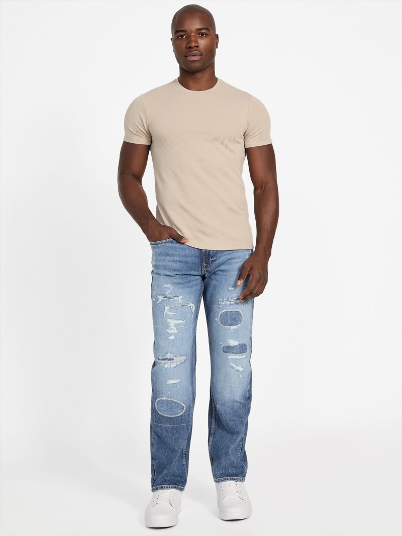 Eco Mason Patch Regular-Fit Straight Jeans | GUESS