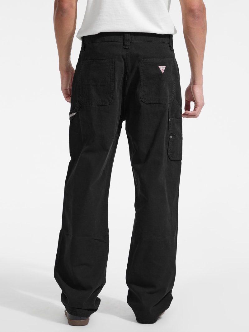 【HI FI FNK】Will Carpenter Sweatpants Men's Medium Weight Fleece Open Bottom Sweatpants with