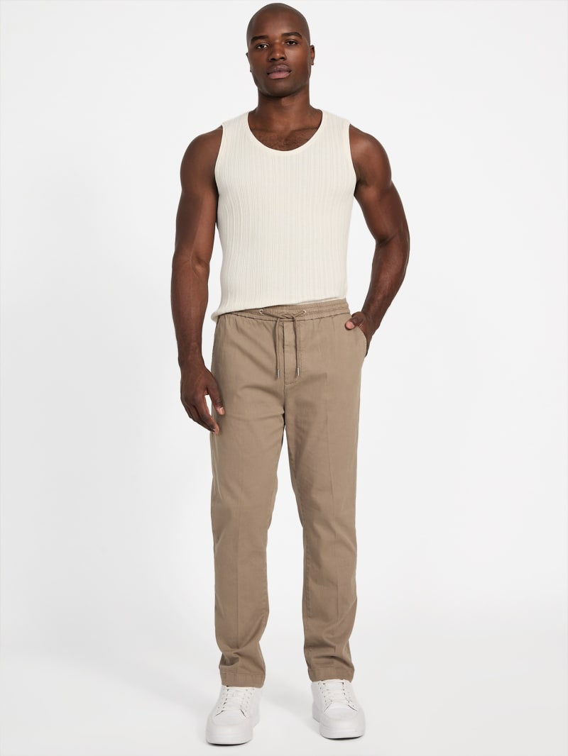CALVIN KLEIN CK BEIGE KHAKI 34X30 MODERN STRETCH CHINO PANTS