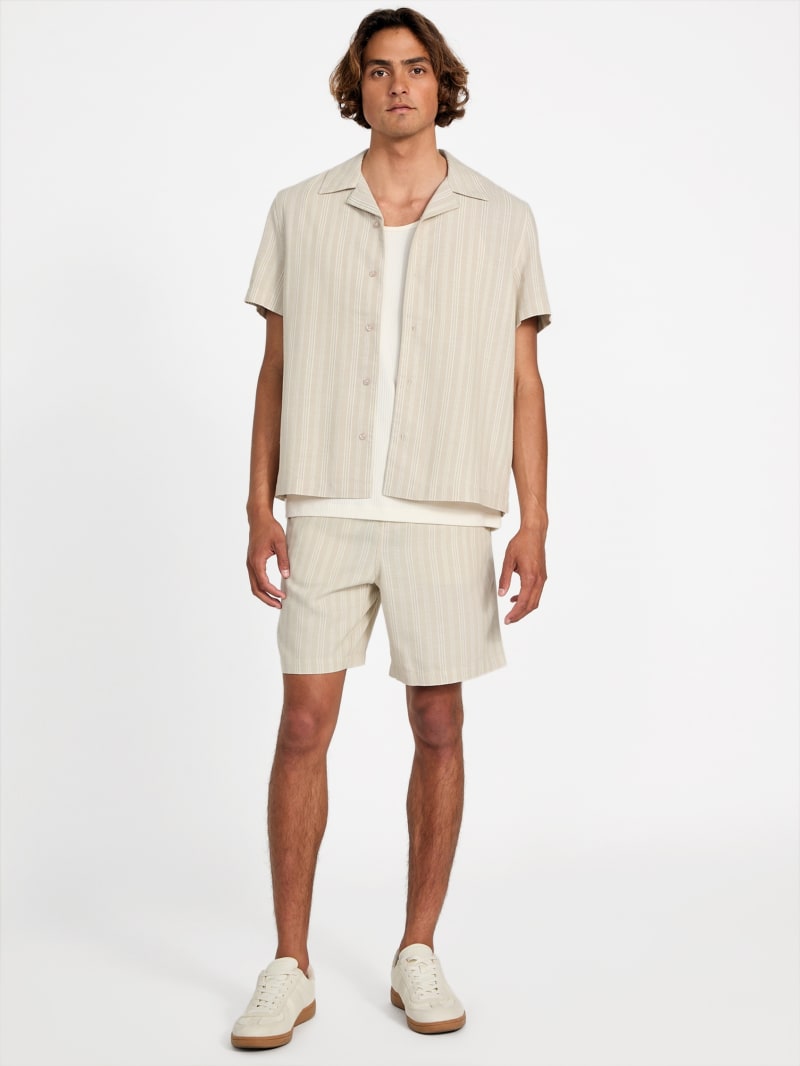 Linen blend shorts - thumbnail 2