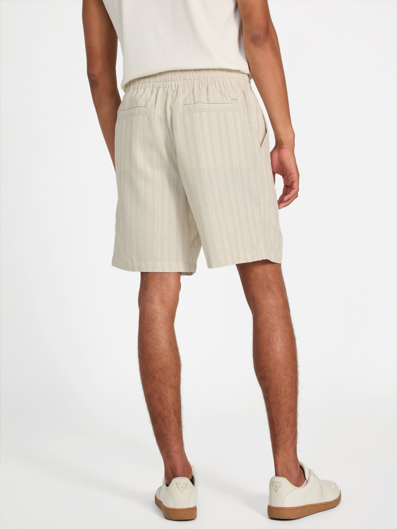 Linen blend shorts - thumbnail 4