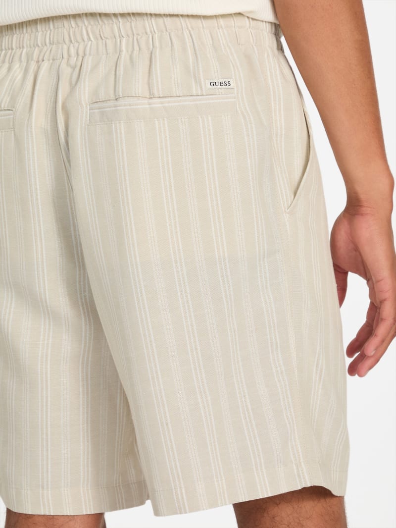 Linen blend shorts - thumbnail 5