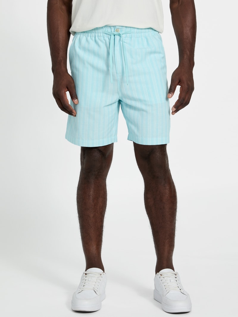 Linen blend shorts - thumbnail 6