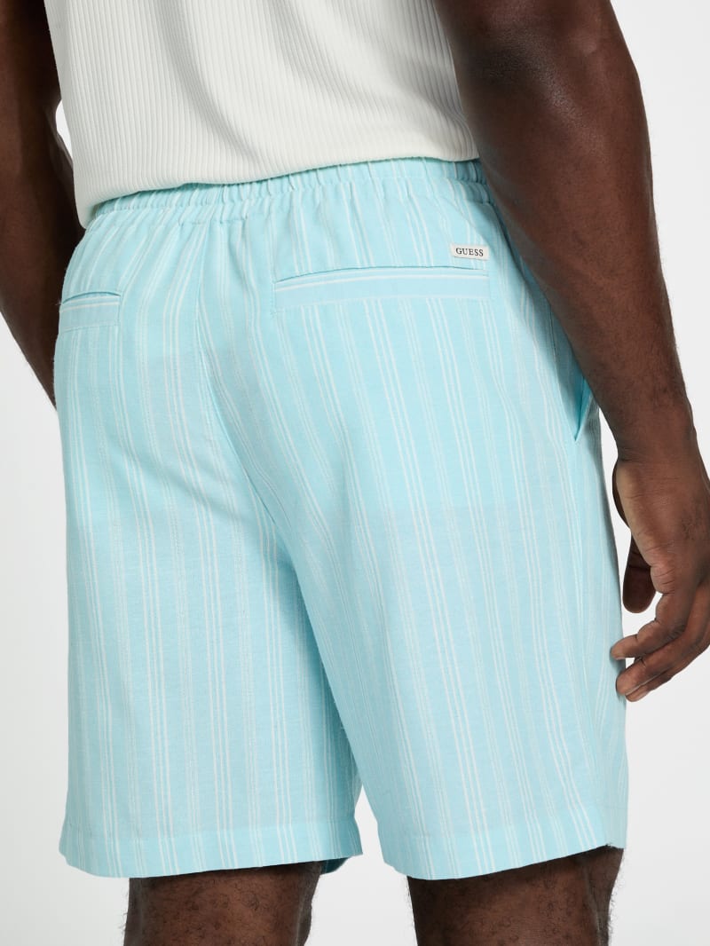 Linen blend shorts - thumbnail 10