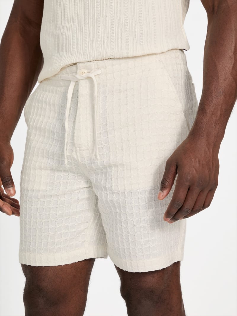GUESS® Fisher Textured Woven Shorts