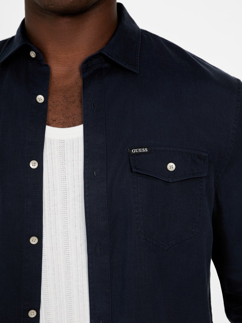 GUESS® Washed Twill Shirt