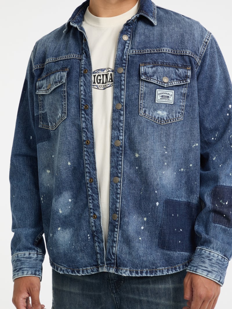 GUESS® GUESS Originals Oversized Denim Shirt