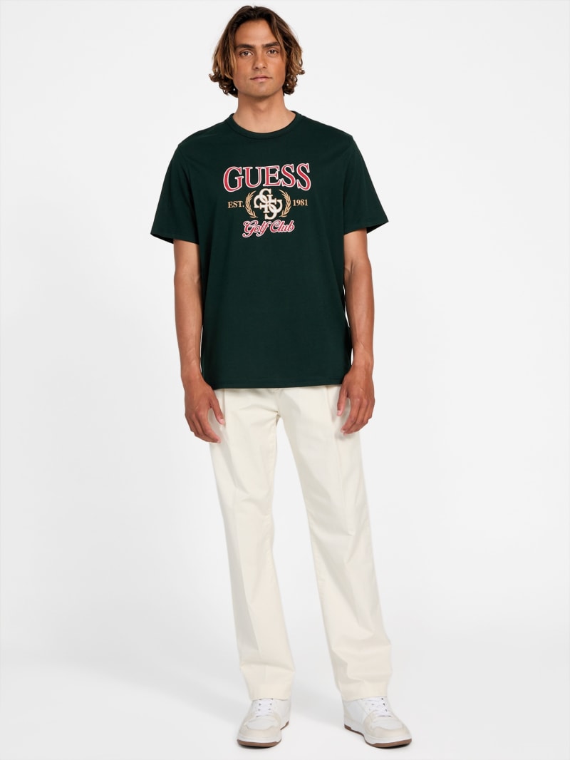 Eco Crewneck Embroidered Tee