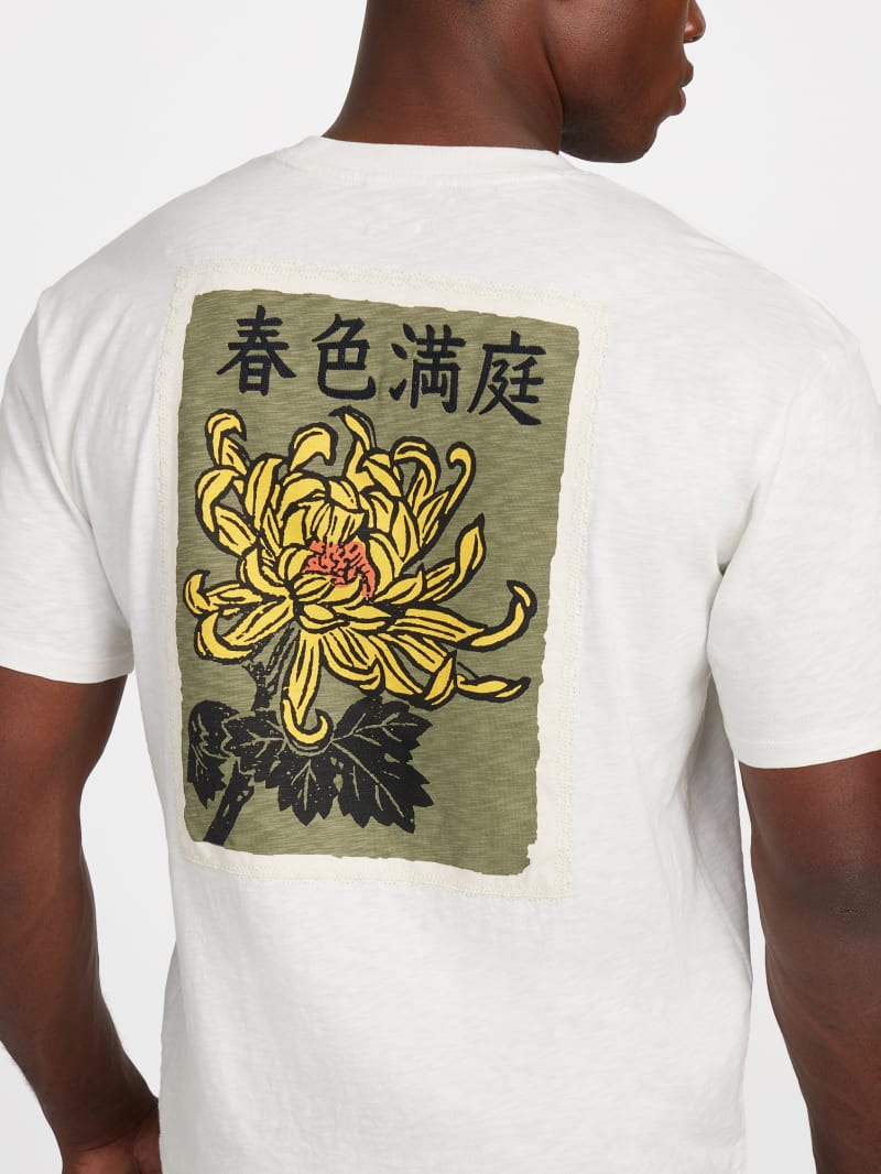 David Floral Applique Tee