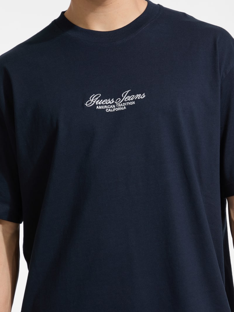 GUESS® Embroidered Logo Oversized Tee Men