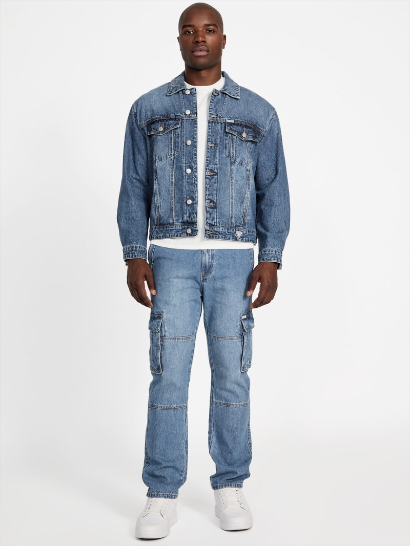 GUESS® Relaxed Denim Trucker Jacket Men