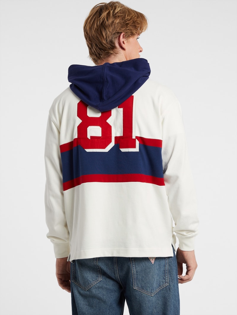 Hooded Rugby Pullover