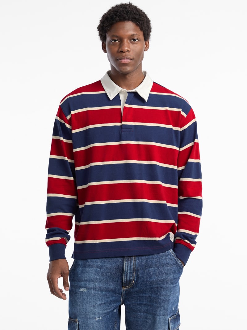 Striped Rugby Polo