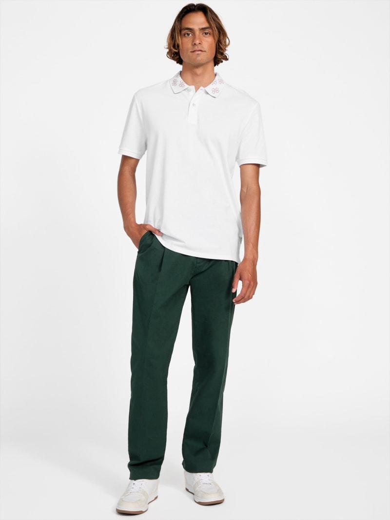 Eco Jacquard Logo Collar Polo - thumbnail 2