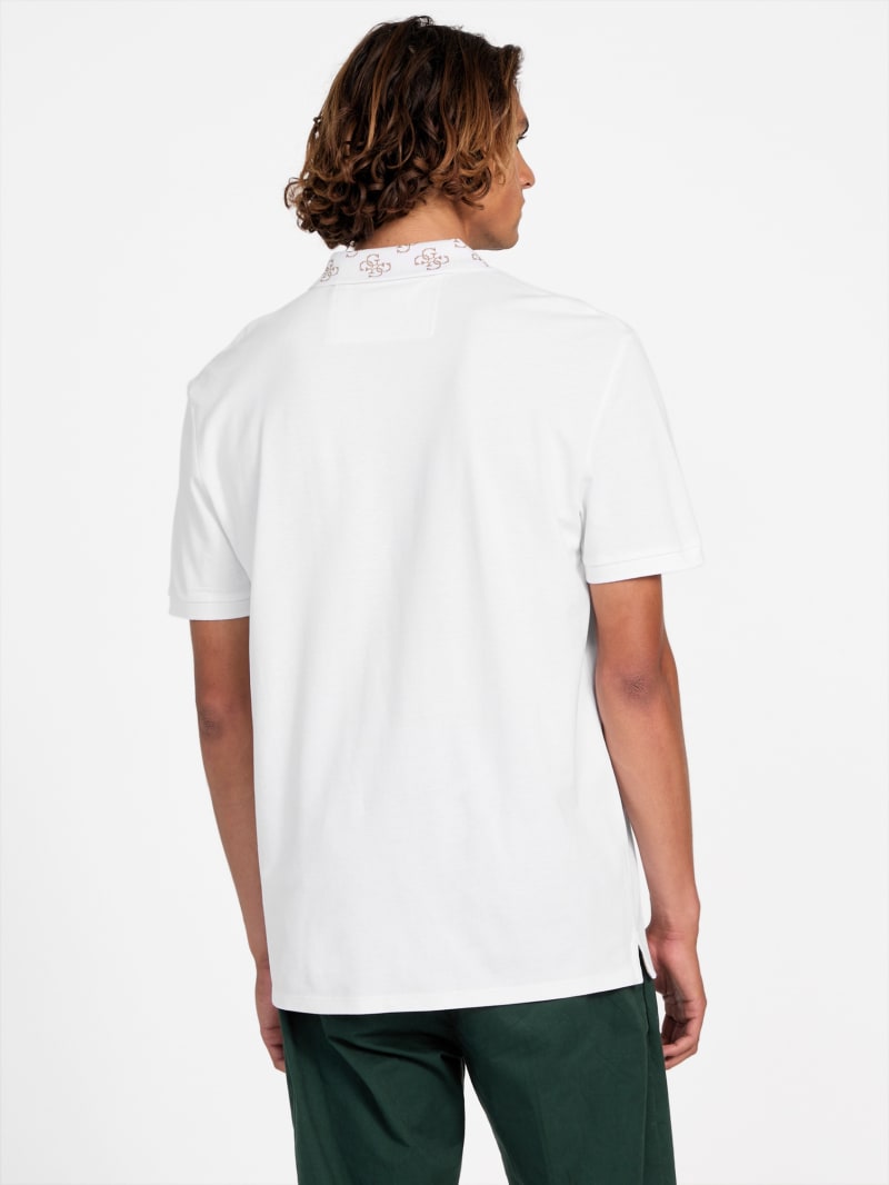 Eco Jacquard Logo Collar Polo