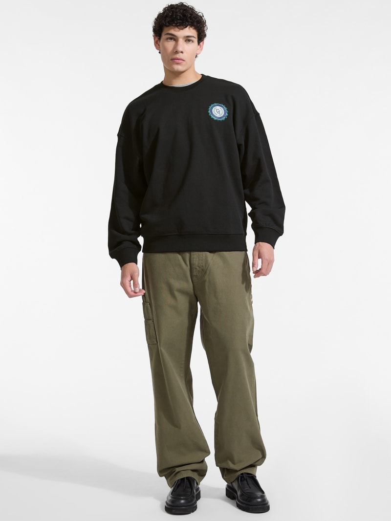 GUESS® Varsity Logo Crewneck Sweatshirt