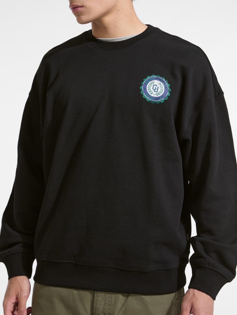 GUESS® Varsity Logo Crewneck Sweatshirt