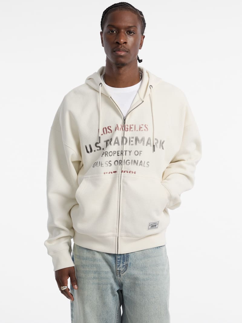 GUESS Originals Waffle Hoodie Men | GUESS Jeans®
