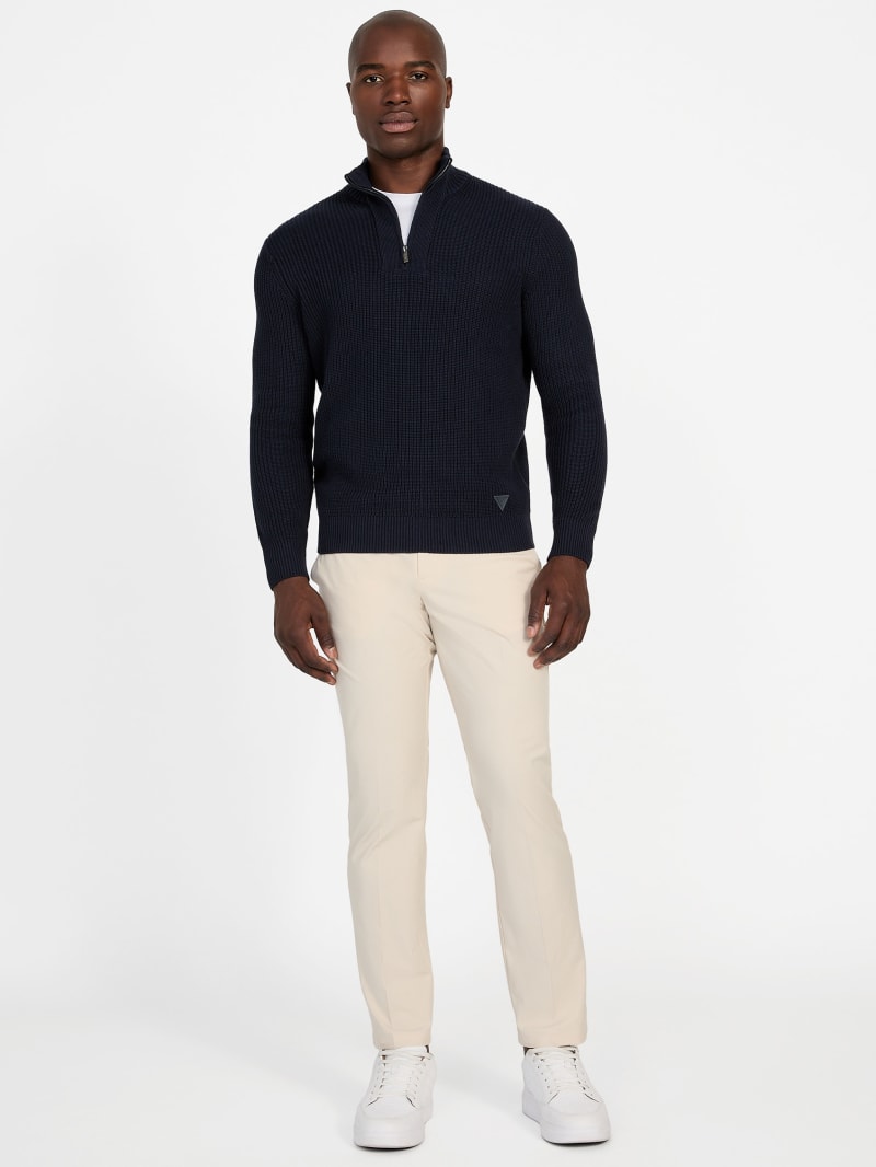 【ベージュ(G9I0)】GUESS セーター (M)HEADLEY Half Zip Mock Sweater HEADLEY Half Zip Mock Sweater セーター | GUESS(ゲス) JAPAN 公式