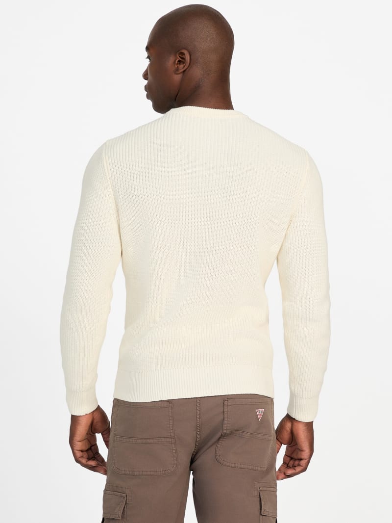 Herbie Ribbed Washed Sweater - thumbnail 4