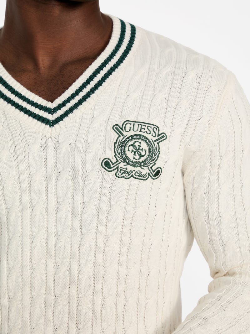 Eco Hewie Cable-Knit Sweater