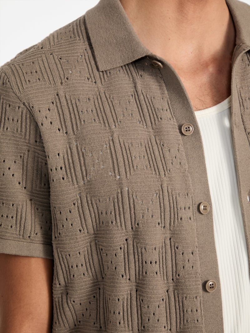 Topanga Pointelle Shirt