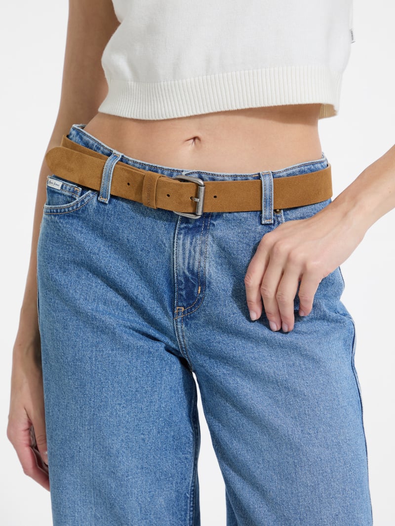 Brushed Suede Belt