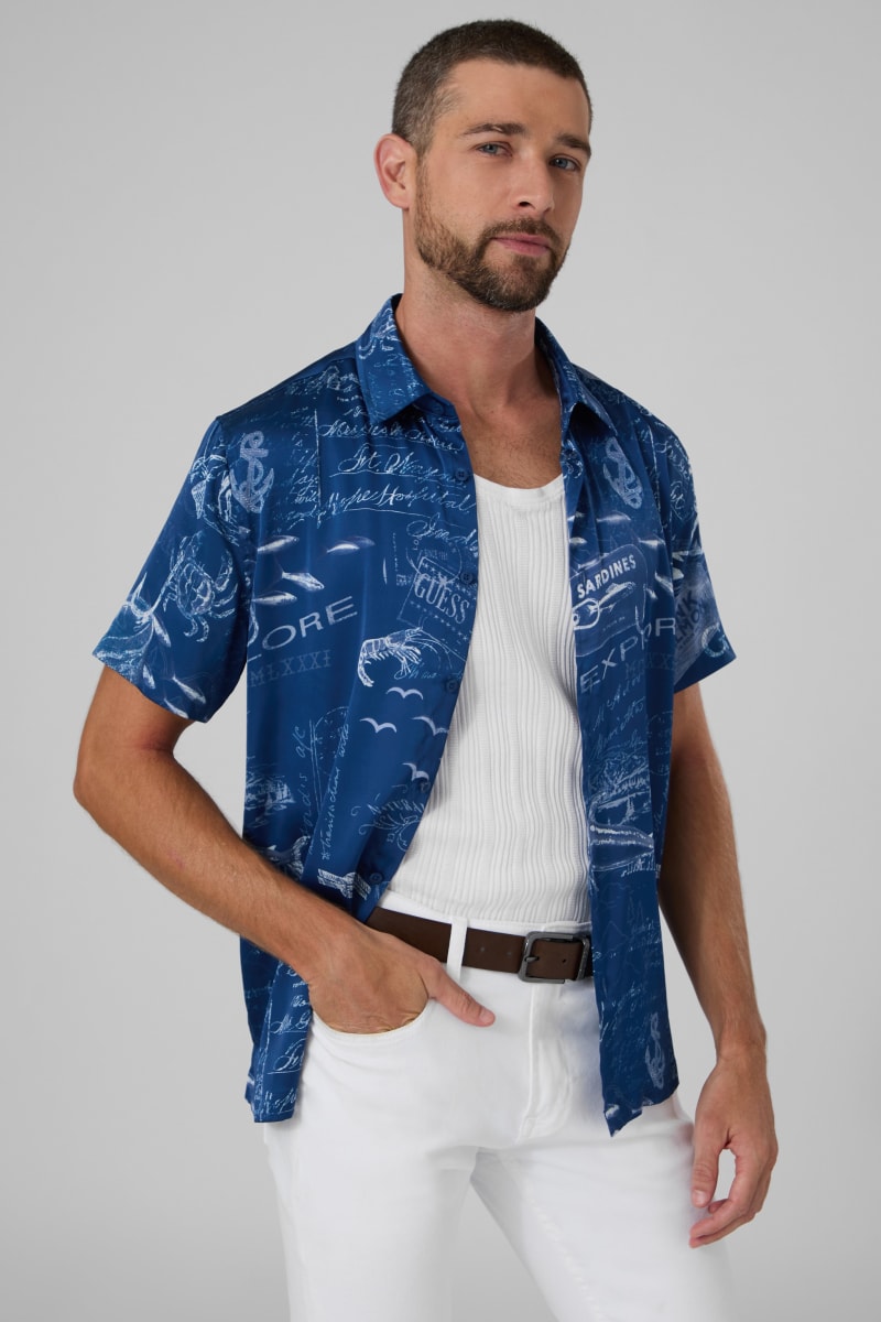 Marine printed shirt