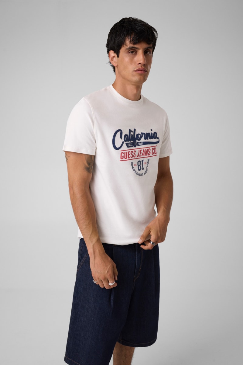 Slim patched t-shirt