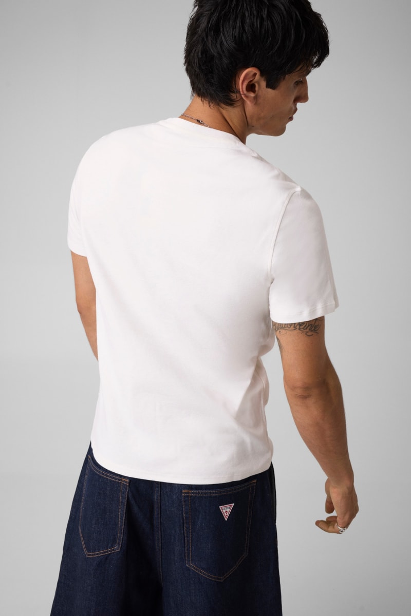 Slim patched t-shirt