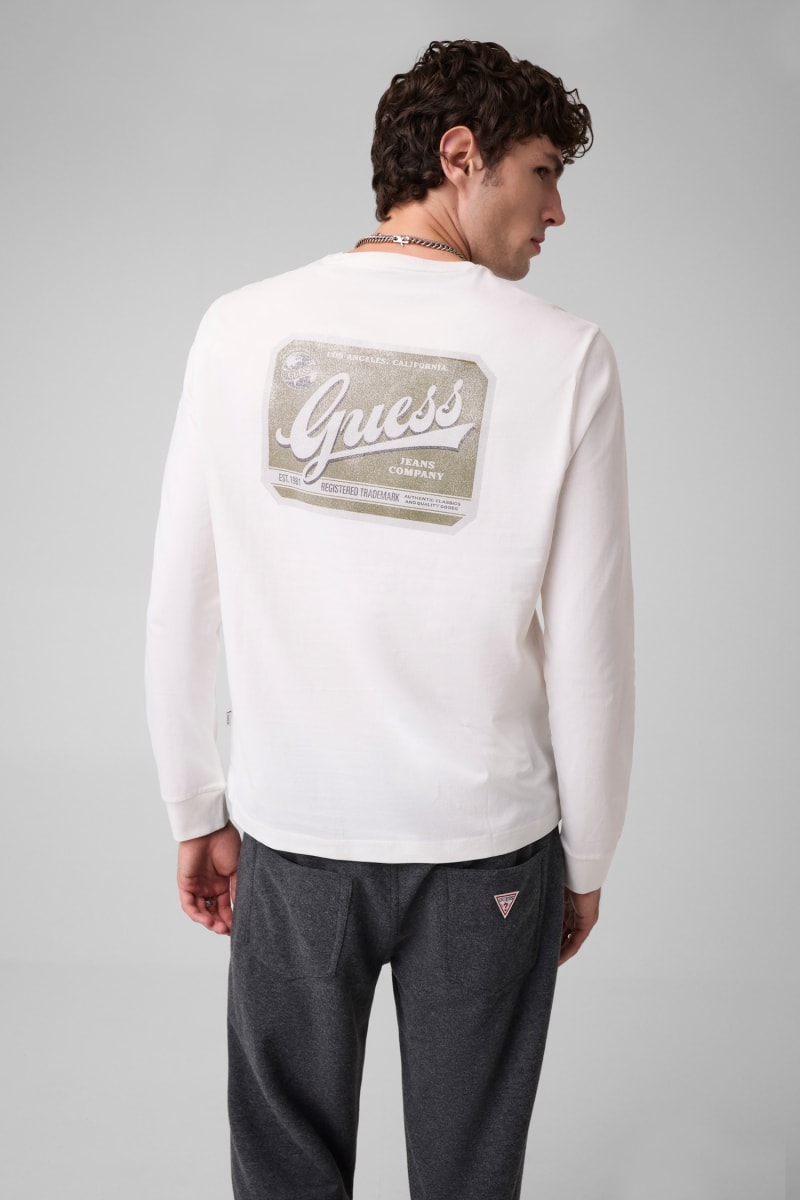 Long-sleeve regular t-shirt