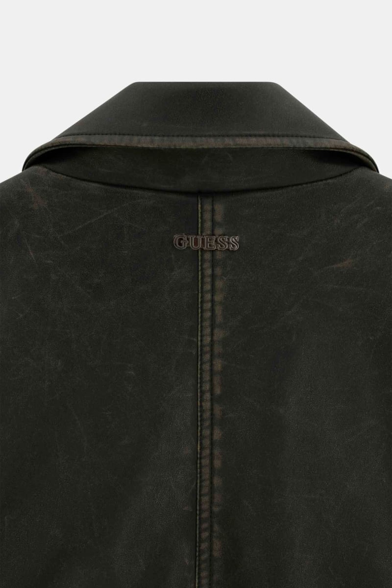Faux leather jacket