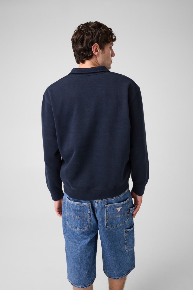 Half zip sweatshirt