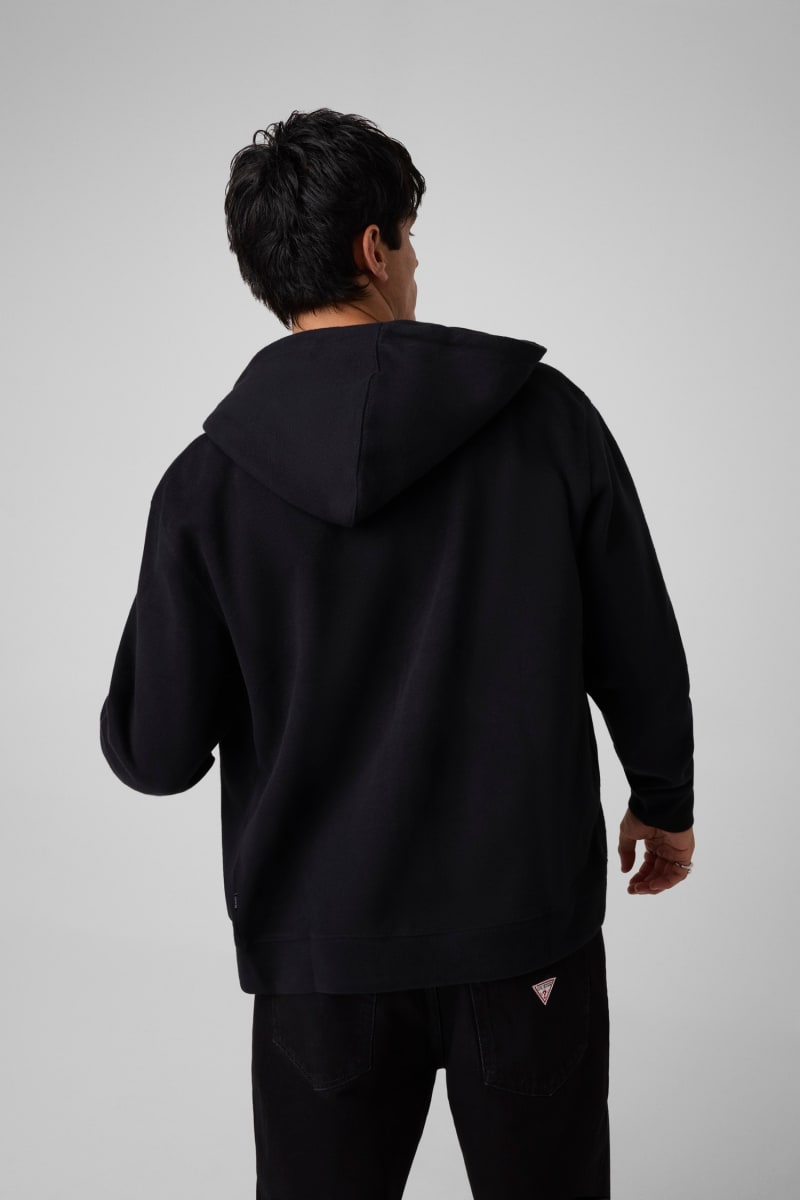 Regular zip-up hoodie