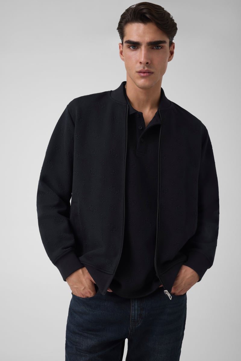 Logo bomber jacket