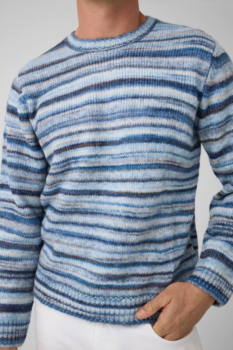 Stripes wool blend sweater