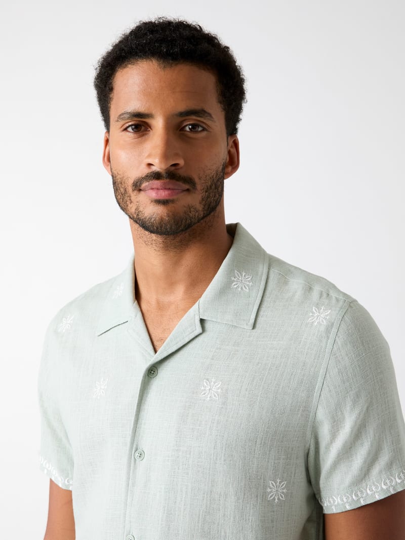 Embroidered Camp Shirt - thumbnail 7