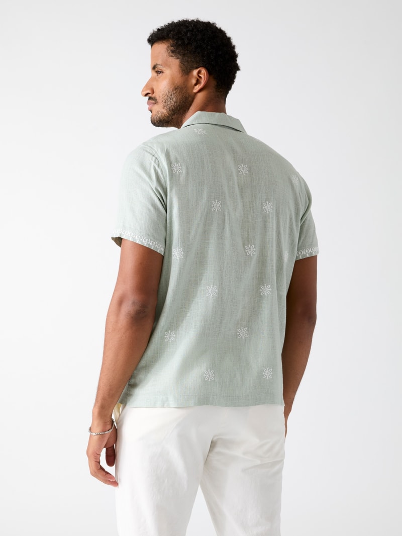 Embroidered Camp Shirt