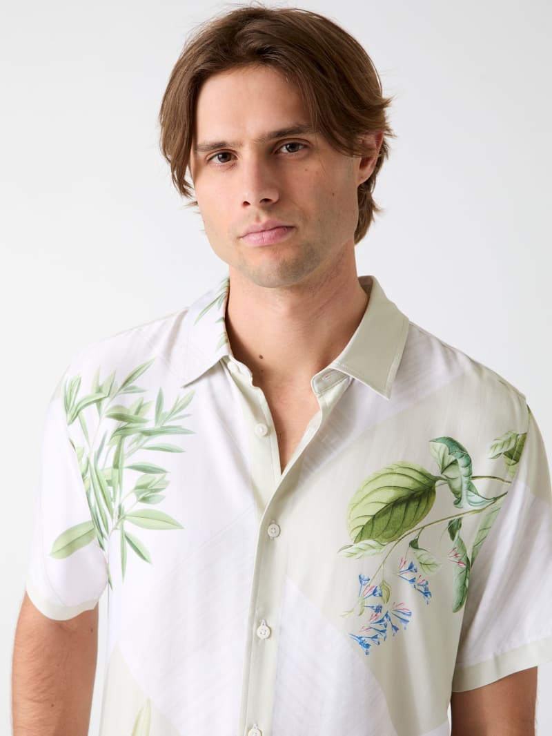 Printed viscose shirt