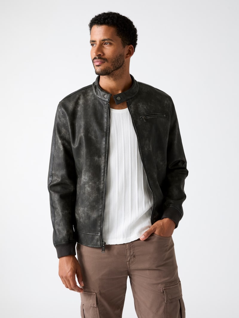 GUESS® Faux-leather jacket