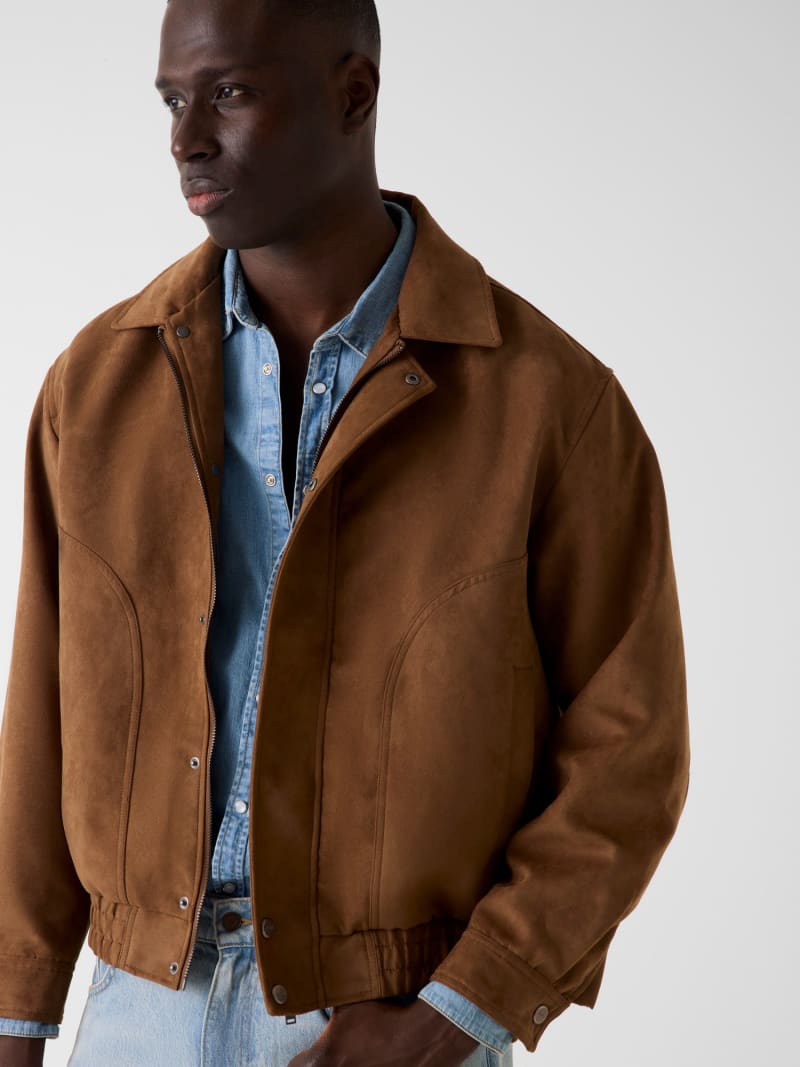 GUESS® Faux-suede jacket