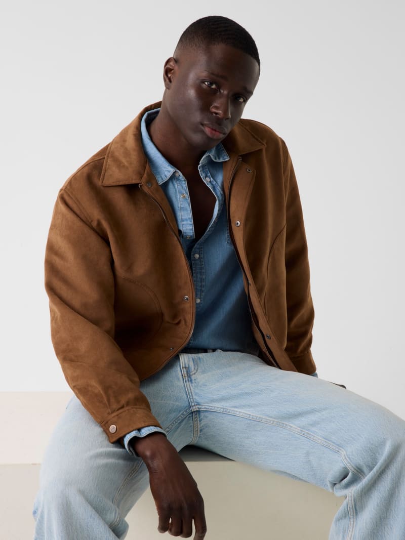 GUESS® Faux-suede jacket