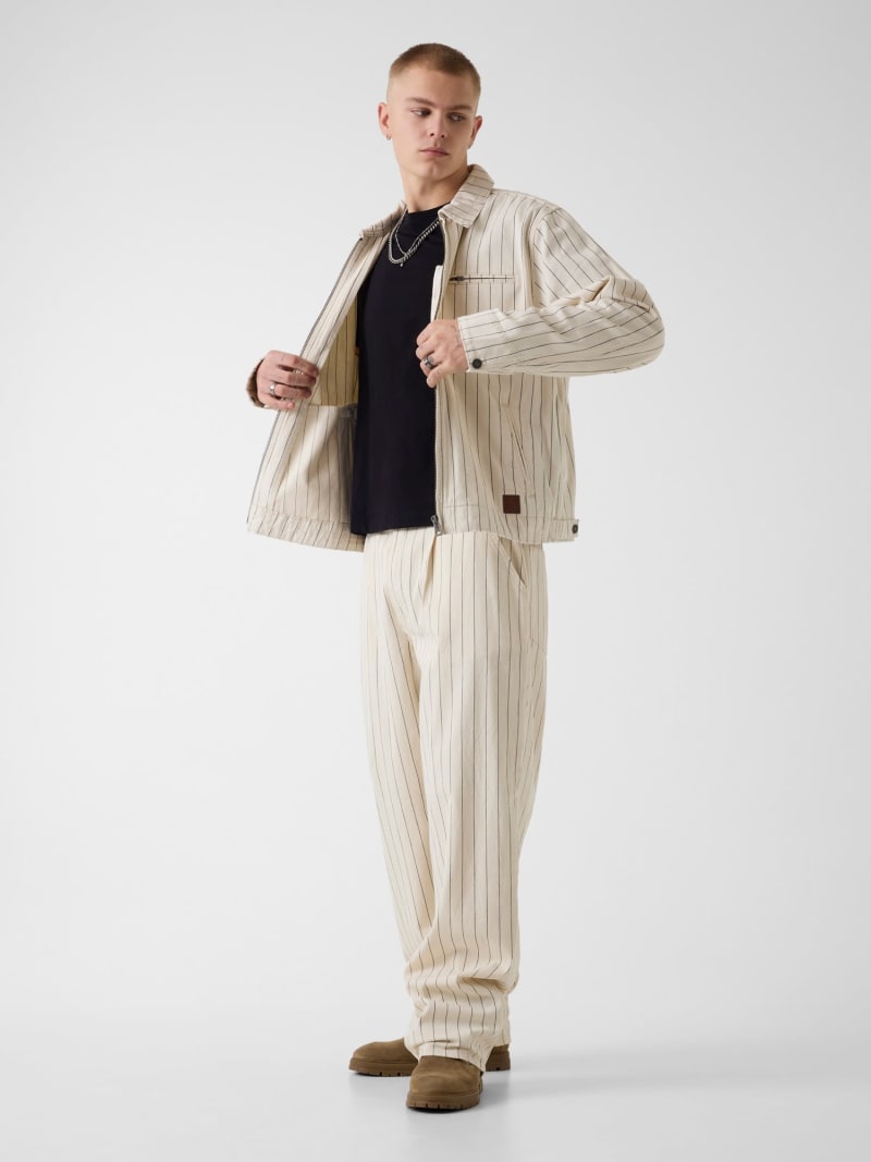 Striped denim jacket - thumbnail 2