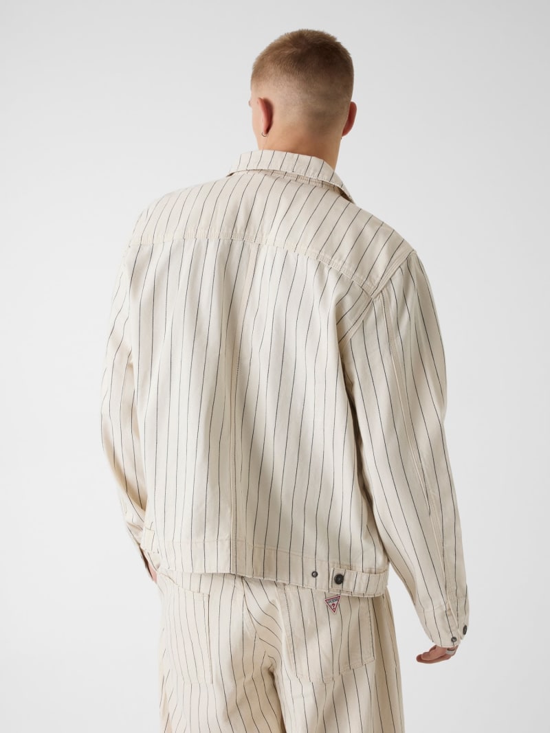 Striped denim jacket - thumbnail 3