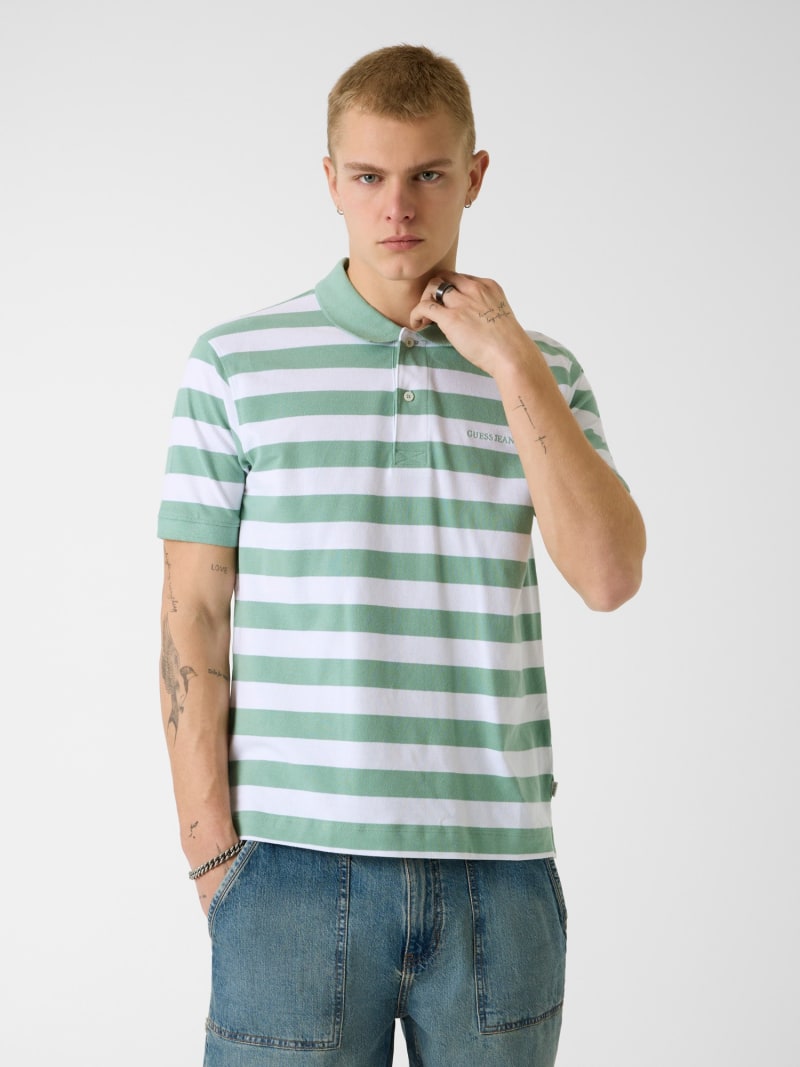 Striped Polo · Guess