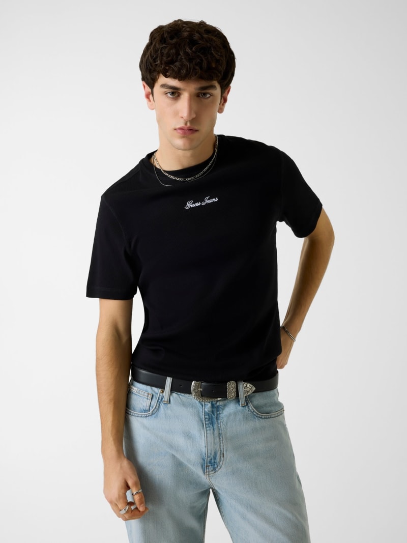 Embroidered logo t-shirt Men | GUESS Jeans®