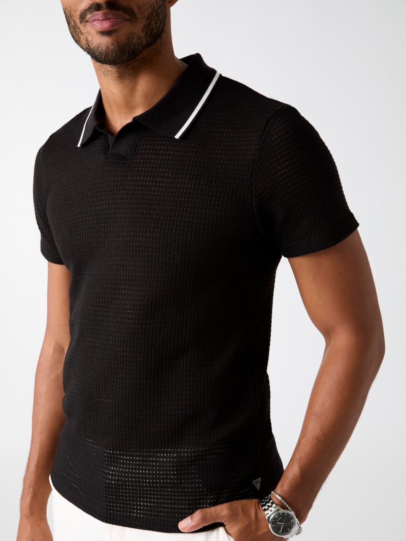 Buttonless polo shirt - thumbnail 3