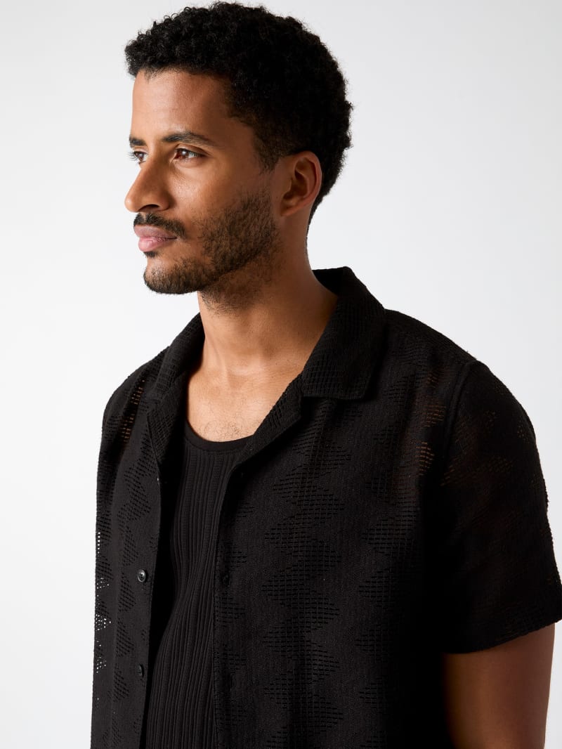 GUESS® Openwork shirt