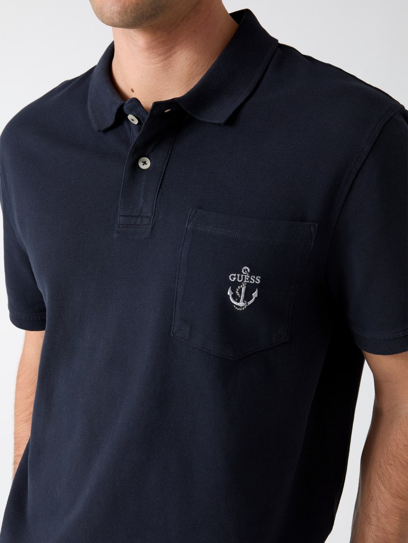 Embroidered polo